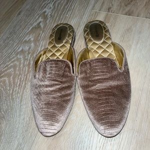 Birdies Phoebe Python Embossed Mules Size 9